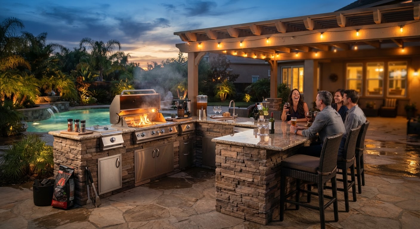 The Benefits of Outdoor Kitchen & BBQ
