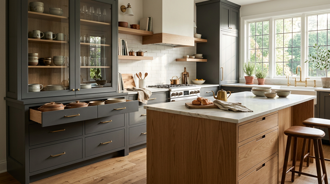 Cabinets vs. Drawers: Which Belongs Where in the Kitchen