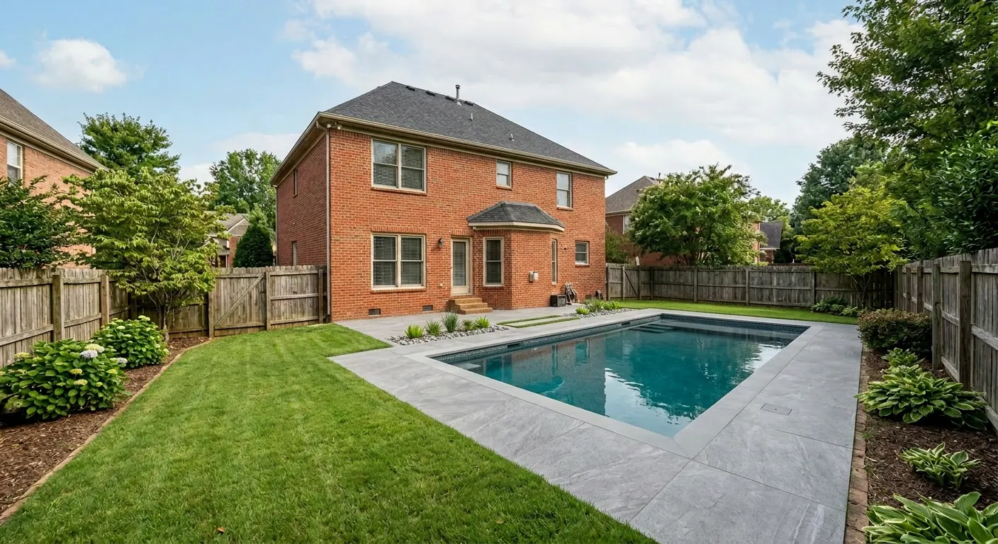 The Heights · Pool Design & Build — after