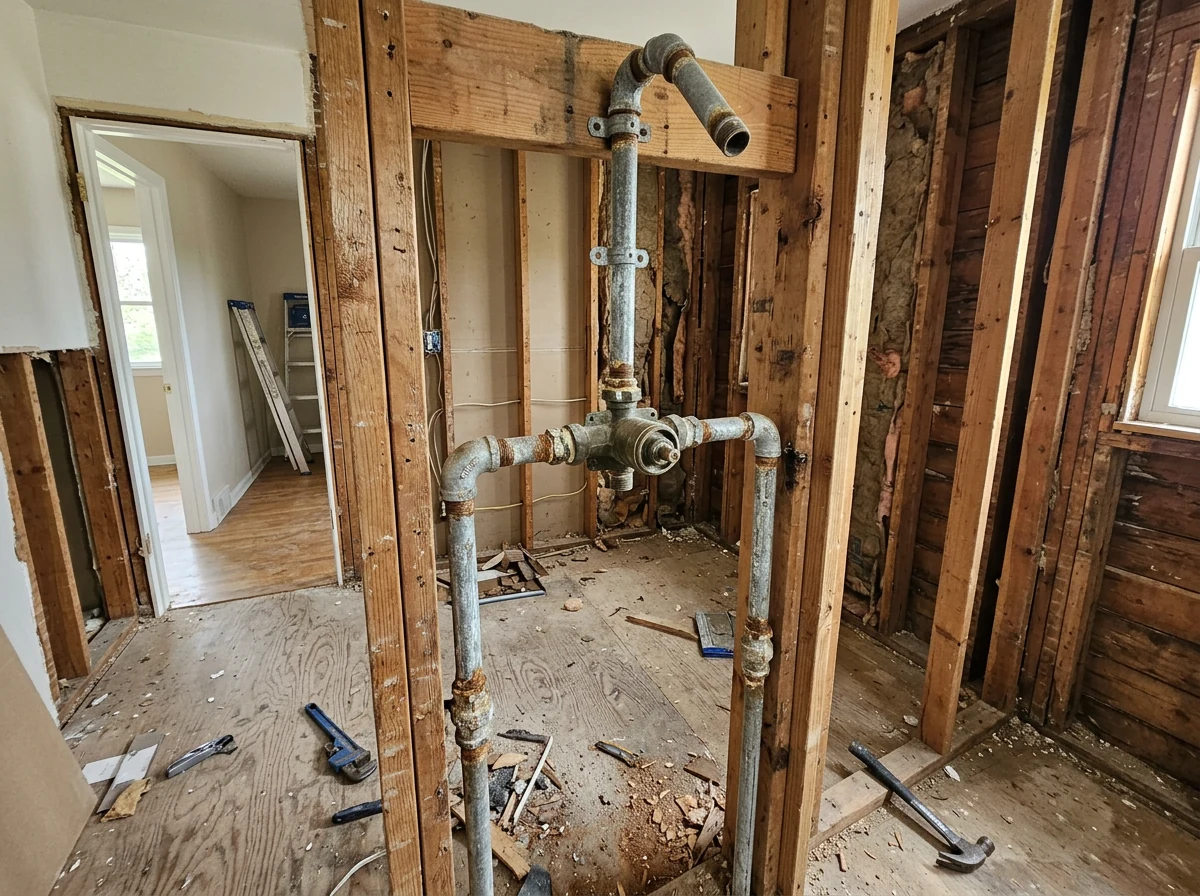 The Heights · Whole-Home Repipe — before