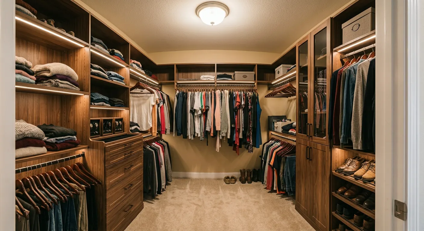 The Heights · Walk-In Closet — after